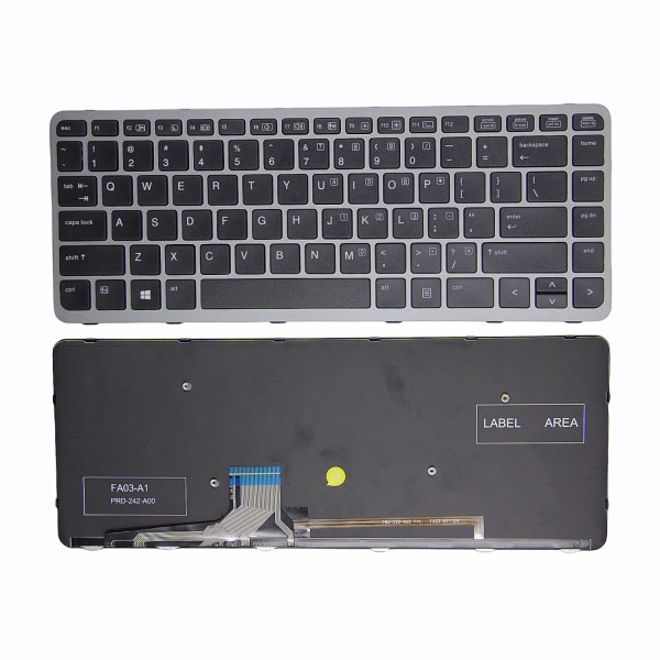 By HP X360 1000 1040 G1 1040 G2 الفضة US keyboard at pcspare.com — Global Laptop Parts Center