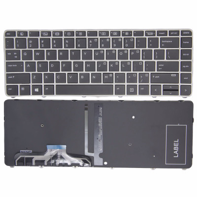HP X360 1040 G3 HSTNN-Q99C prata quadro retroiluminado teclado EUA