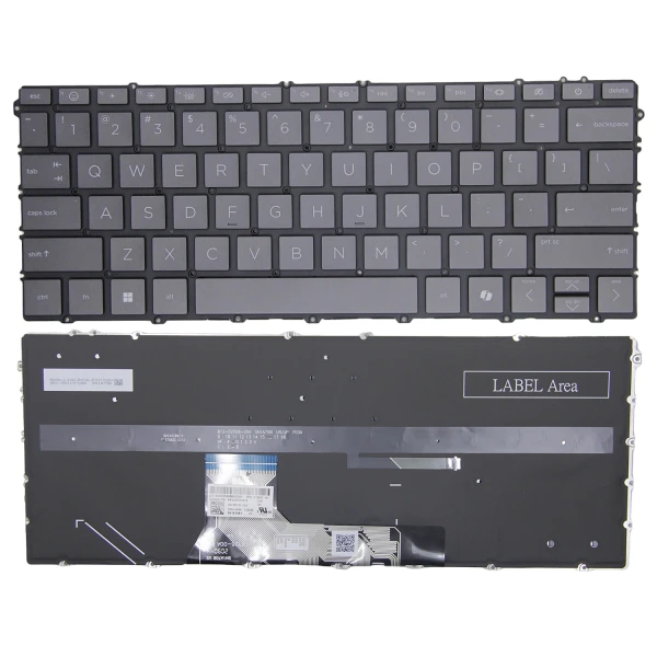 By HP X360 13- BF, 16- AC, 16- AD, podświetlona klawiatura USA brązowa AI at pcspare.com — Global Laptop Parts Center