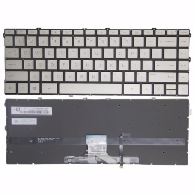 HP X360 14-DW, 14-DV, 14-DY, 13-BB, 13T-BB, 14M-DW, 14T-DW, 14M-DY, 14Q-DY, 14T-DY, teclado dos EUA retroiluminado a ouro