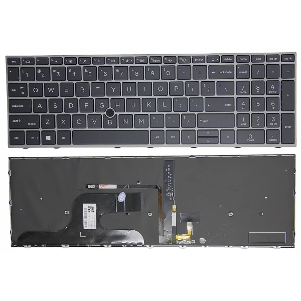 By HP ZBook Fury 15 G7 G8 backlit US keyboard at pcspare.com — Global Laptop Parts Center