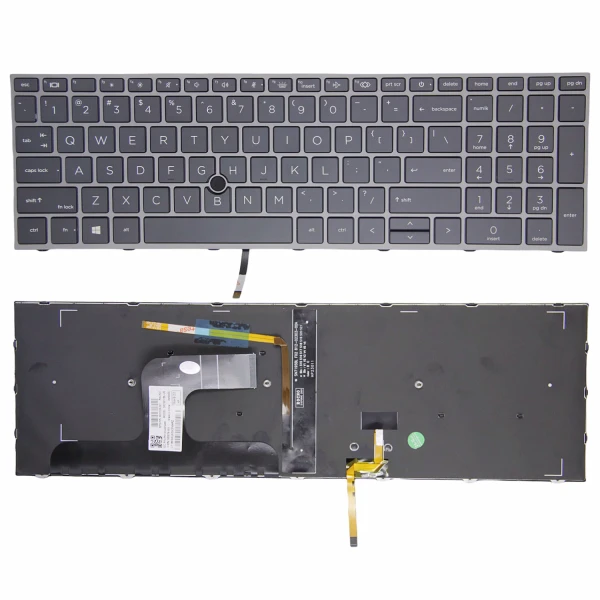 By HP ZBook Fury 17 G7 G8 backlit US keyboard at pcspare.com — Global Laptop Parts Center