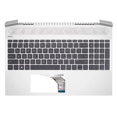 HP ZHAN 99 Mobile Workstation G2, ZHAN 99 Mobile Workstation G3, TPN-Q229, M12026-001, backlit US keyboard palmrest versi A
