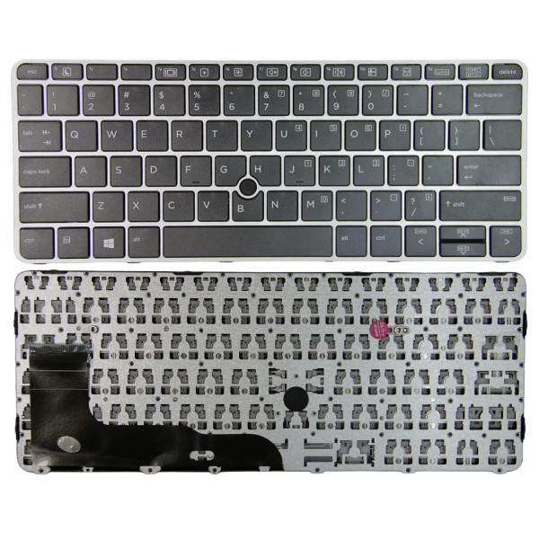 By HP elitebook 725 820 828 G3 G4 teclado estadounidense OEM at pcspare.com — Global Laptop Parts Center