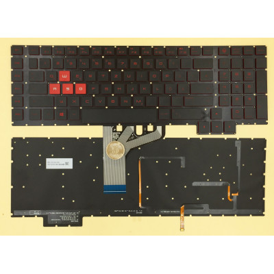HP omen 17-AN 17T-AN red backlit German DE keyboard original