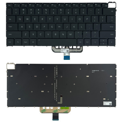 by Huawei MagicBook V14 HGE-W56 HGE-W76 GLO-F56 GLO-F76 retroiluminado teclado dos EUA on pcspare.com - Global Laptop Parts Center