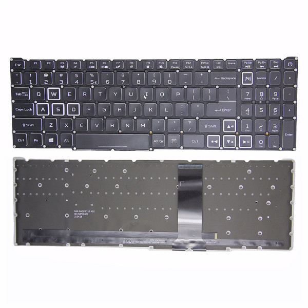 By Acer AN515-46 AN515-56 AN515-58 PH315-54 PH515-54 RGB clavier américain rétroéclairé at pcspare.com — Global Laptop Parts Center
