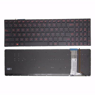 Asus Z50JX GL752 ZX70 FX71 FX50V FX-PRO PRO6300 PRO6700 clavier américain rétroéclairé rouge