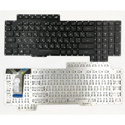 Asus G703 G703V G703 G703VI G703GL RGB με πίσω το ρωσικό πληκτρολόγιο RU 0KNB0-E612UA00