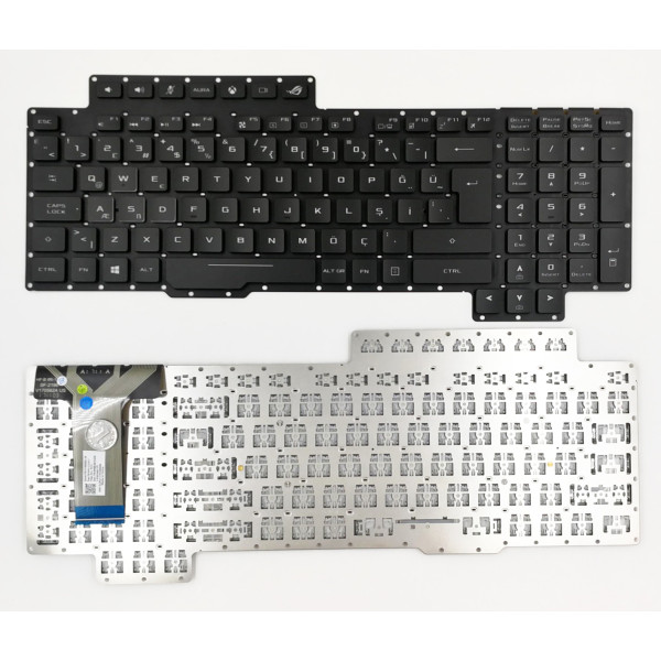 By Asus G703 G703V G703 G703VI G703GL RGB с подсветкой турецкой TR клавиатурой 0KNB0-E612TU00 at pcspare.com — Global Laptop Parts Center