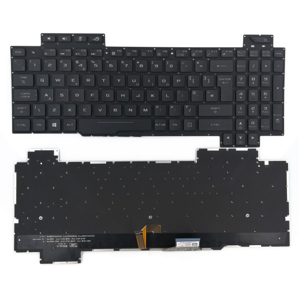 By Asus GL703G GL703GS GL703GM задняя подсветка UK клавиатура AEB9BE00010 оригинальная at pcspare.com — Global Laptop Parts Center