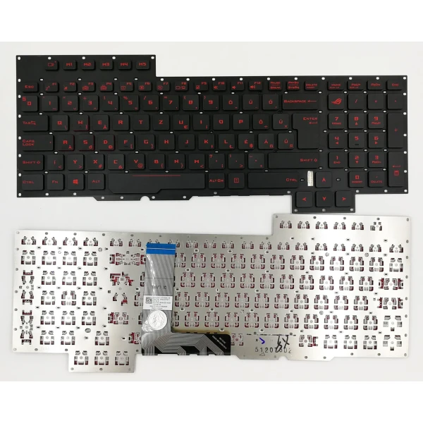 By Asus GX700 GX700V G701 G701V backlit Keyboard HU Hungaria 0kNB0E611HU00 at pcspare.com — Global Laptop Parts Center