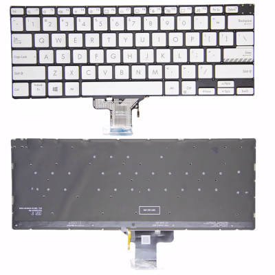 Asus M3400 M3401Q K3400P X3400P M7400 X7400 M4700 clavier américain rétroéclairé en argent