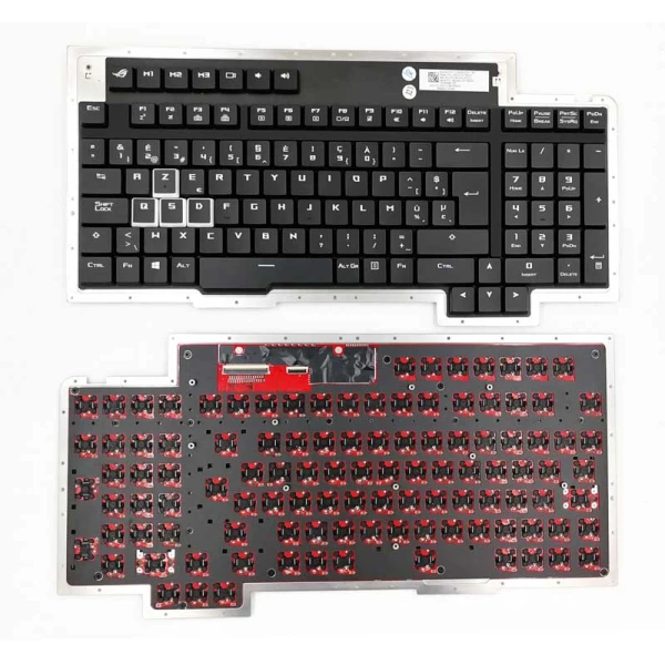 By Asus ROG GX800 GX800V GX800VH Mekanik backlit Belgian BE keyboard 0kNB0-L611BE00 at pcspare.com — Global Laptop Parts Center