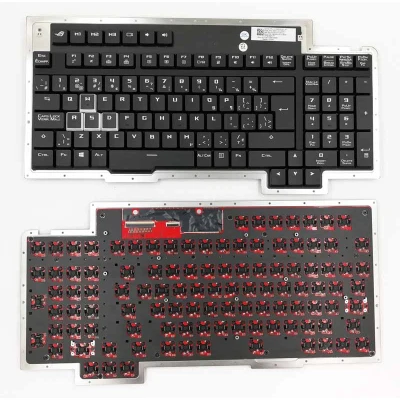 Asus ROG GX800 GX800V GX800VH Mehāniskā atpakaļskata Kanādas franču CF klaviatūra 0KNB0-L611CB00