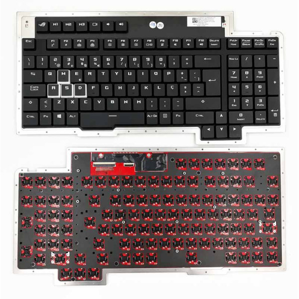 By Asus ROG GX800 GX800V GX800VH Teclado mecânico de PO 0KNB0-L611PO00 at pcspare.com — Global Laptop Parts Center