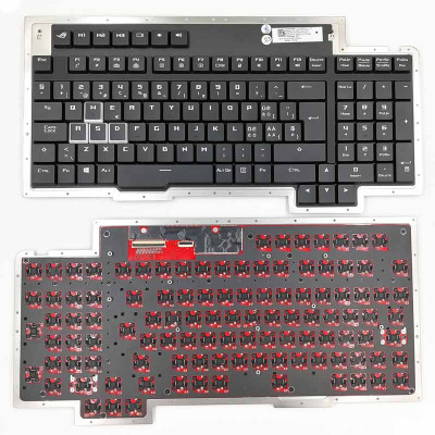 Asus ROG GX800 GX800V GX800VH Mechanical backlit Swiss SW keyboard 0KNB0-L611SF00