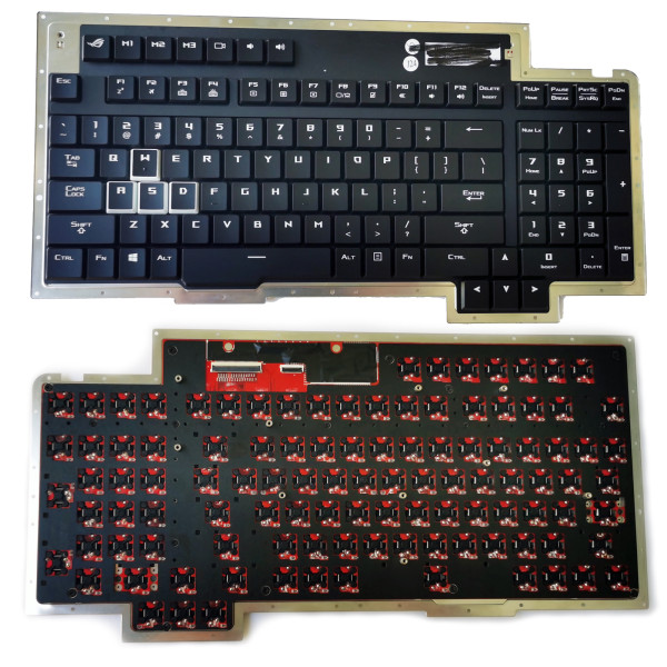 By Asus ROG GX800 GX800V GX800VH Механическая подсветка US клавиатура 0KNB0-L611US00 at pcspare.com — Global Laptop Parts Center