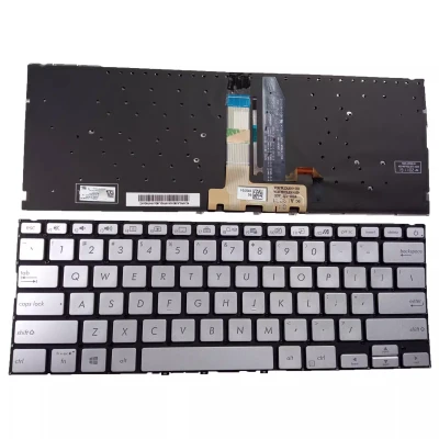 Asus X432 UX432 S432 V432 K432FL X432FA X432FL Silber hintergrundbeleuchtete US-Tastatur