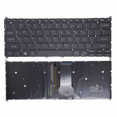 by Acer Spin 5 SF114-32 SP513-51 SP513-52N SP513-53NSP SP513-52NP N17W6 N17W7 black power backlit US keyboard on pcspare.com - Global Laptop Parts Center