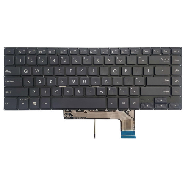 By Tastatūra Asus ProArt Q17 StudioBook S H700GVA W700TA pelēks atpakaļskata ASV at pcspare.com — Global Laptop Parts Center