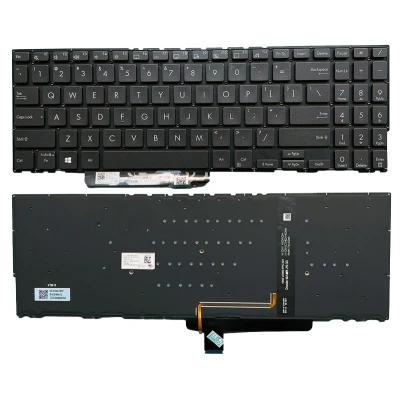 Asus ZenBook Flip 15 UX564E, UX564EH, UX564EI, UX564PH, zwart verlicht US toetsenbord