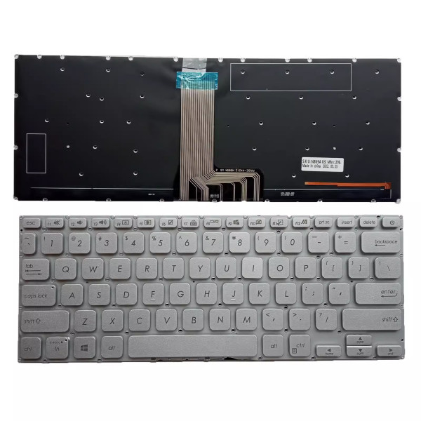 By Asus X409 X409UA X409FA JA X415 X415JA A409 A409M Серебряная подсветка US клавиатура at pcspare.com — Global Laptop Parts Center