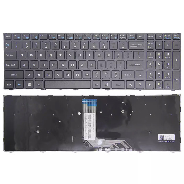 By Clevo NH50AC, NH50AF1, NH50DP, NH55ACQ, NH55DCQ, NH55DPQ, NH55DEQ, US-Tastatur at pcspare.com — Global Laptop Parts Center