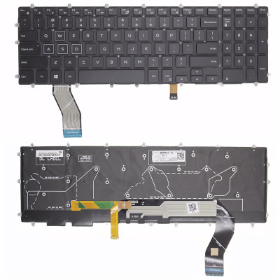 Dell G5 5590 5575 5500 G7 7790 7580 G3 3590 P72F P71F schwarze RGB hintergrundbeleuchtete US-Tastatur OEM
