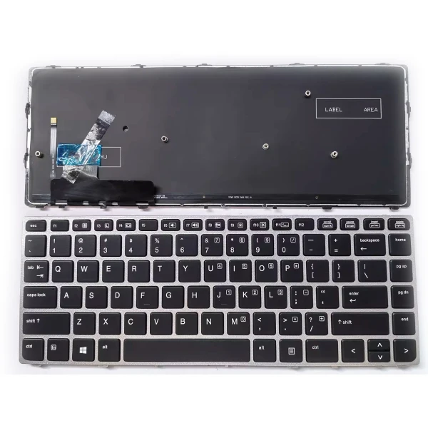 By HP EliteBook Folito 9470M 9470 9480 9480M الفضة US keyboard at pcspare.com — Global Laptop Parts Center