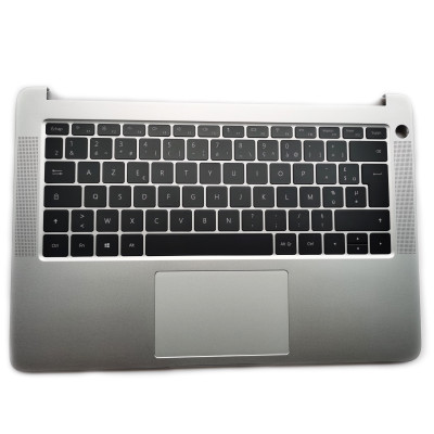 HUAWEI Honor 14 KPL-W00 kprc-w10l VLT-W50 KPR-W19 silver backlit French FR keyboard palmrest