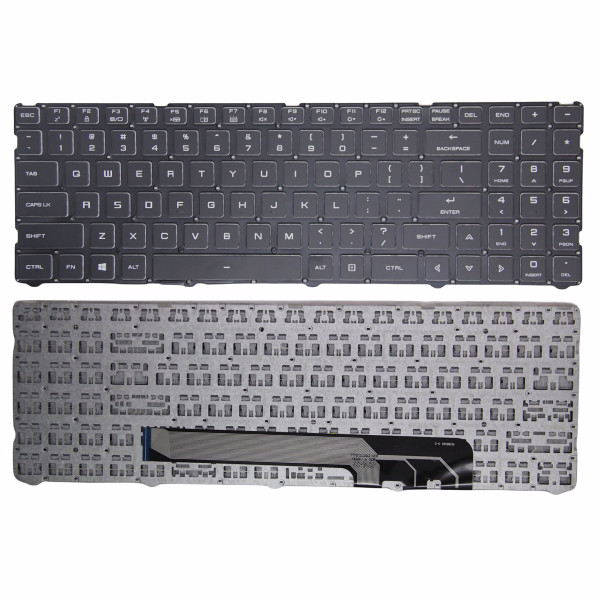 By Hasee Z7 CT5N1 CT5GA CT5VH KP5GC CT7GK GK5S01 GK5S02 teclado americano longo at pcspare.com — Global Laptop Parts Center