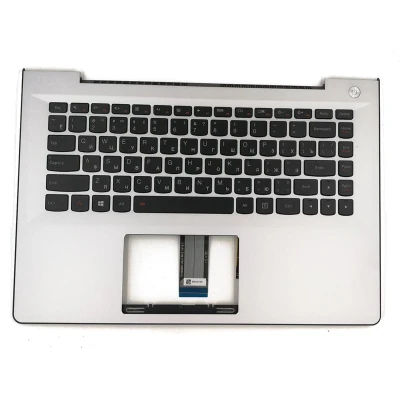 by Lenovo S41- 70 300S- 14 500S- 14 podświetlone rosyjskie RU klawiatury palmrest srebro on pcspare.com - Global Laptop Parts Center