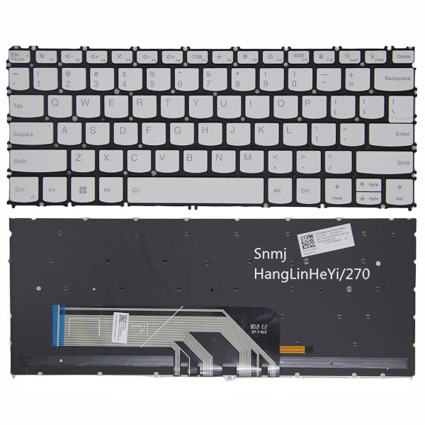 By Lenovo Thinkbook 13S G2 ITL 13X ITG yoga Pro13S 2021 K3-ACN K3-ITG yoga 13S ACN 2021 white backlit US keyboard OEM at pcspare.com — Global Laptop Parts Center