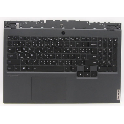 Lenovo Legion 5 15IMH6 5CB1D12457 gray backlit Arabic AR keyboard palmrest