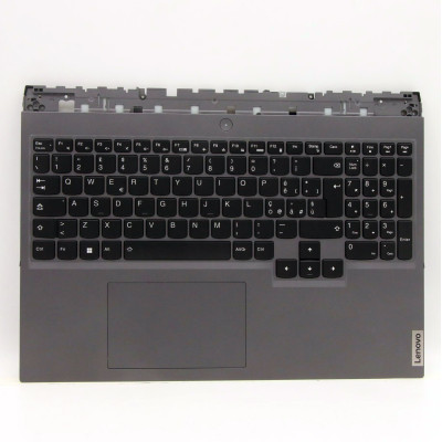 Lenovo Legion 5 Pro 16ACH6H 5CB1C93175 gray backlit Italian IT keyboard palmrest