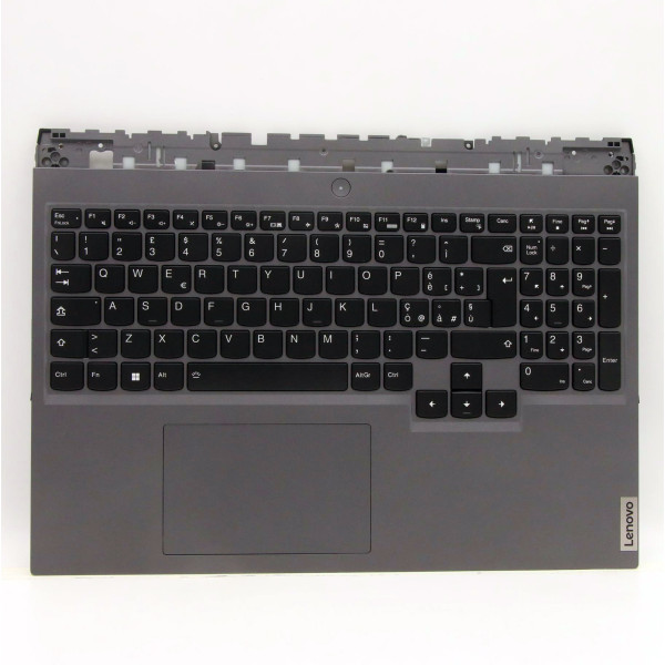 By Lenovo Legion 5 Pro 16ACH6H 5CB1C93175 gray backlit Italian IT keyboard palmrest at pcspare.com — Global Laptop Parts Center