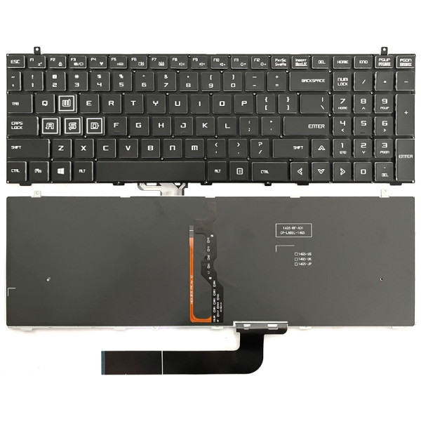 By MECHREVO P-760, X3-S, X8TI-S, X8 Pro, 760-P, черная клавиатура с подсветкой at pcspare.com — Global Laptop Parts Center