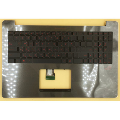 by Asus G501 N501 black backlit TW keyboard palmrest 90NB0873-R31TW0 on pcspare.com - Global Laptop Parts Center