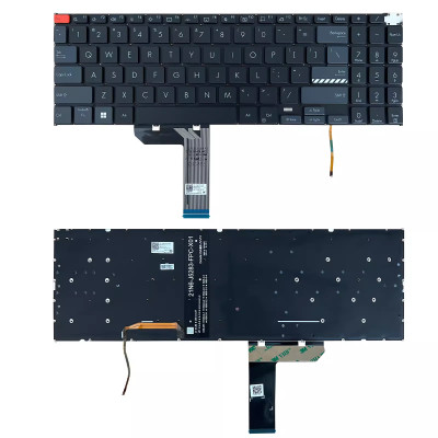 by Asus Vivobook Pro15 K6602Z, K6502V, N7600, N7601Z, M7600Q, teclado de EE.UU. retroiluminado negro on pcspare.com - Global Laptop Parts Center