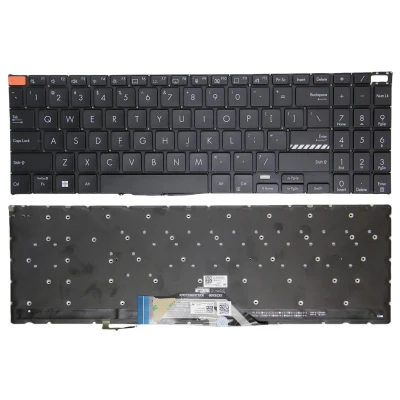 Asus K3502Z 16X S5602 M5602 X5602 M3502 M3502Q S3502 μαύρο οπισθοφωτισμένο πληκτρολόγιο των ΗΠΑ πρωτότυπο