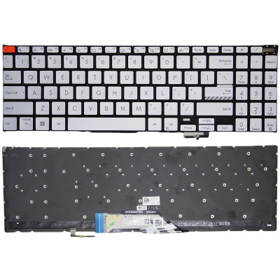 by Asus K3502Z 16X S5602 M5602 X5602 M3502 M3502Q S3502 Silber hintergrundbeleuchtete US-Tastatur on pcspare.com - Global Laptop Parts Center