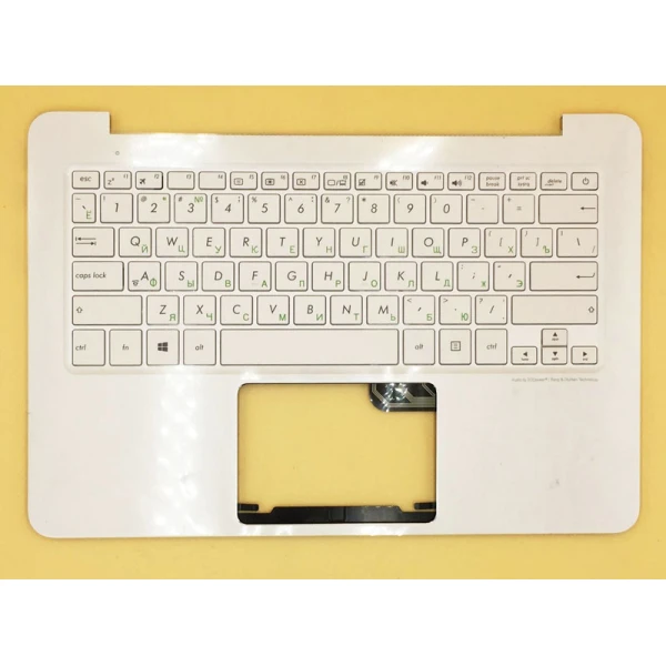 By Asus UX305 UX305FA fehér orosz VT billentyűzet palmrest 90NB06X2-R31RU0 at pcspare.com — Global Laptop Parts Center