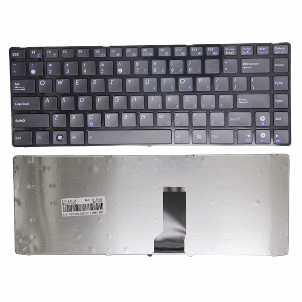 By Asus X42J X43S X44H X45V A83S X84H K84h A84S K42j K43 A43 nero US tastiera OEM at pcspare.com — Global Laptop Parts Center