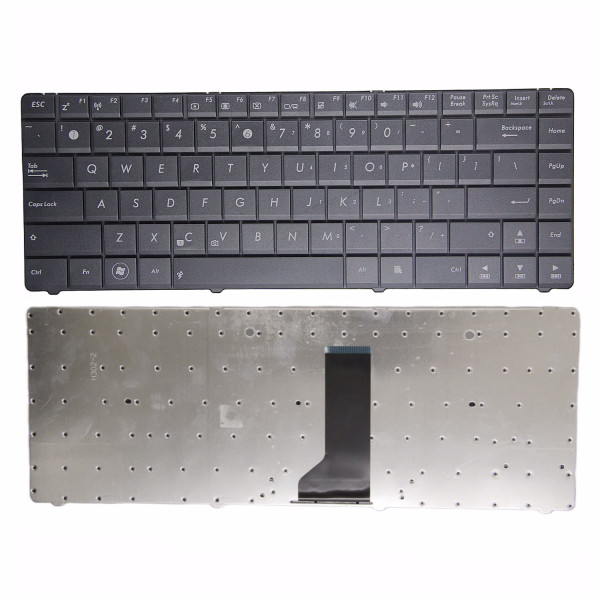 By Asus X42J X43S X44H X45V A83S X84H K84h A84S K42j K43 A43 negro teclado de EE.UU. normal at pcspare.com — Global Laptop Parts Center