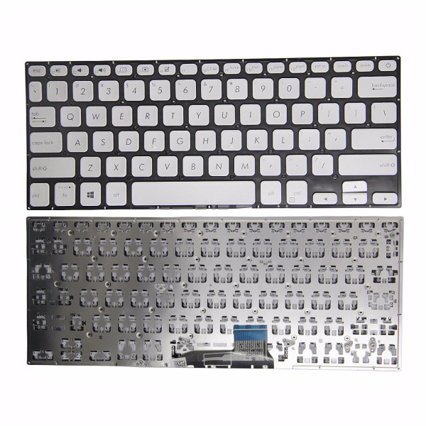 By Asus VivoBook S14 K430 A430 X430 S403 S4300F S4300U tastiera argentata US at pcspare.com — Global Laptop Parts Center