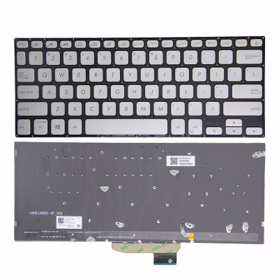 Asus VivoBook S14 K430 A430 X430 S403 S4300F S4300U silver backlit US keyboard