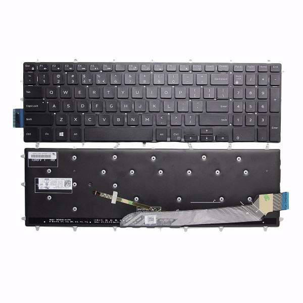 By Dell Inspiron 7566 5567 7567 5570 5568 3579 3779 5587 7588 black with backlit US keyboard original at pcspare.com — Global Laptop Parts Center