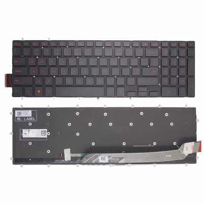 Dell Inspiron 7566 5567 7567 5570 5568 3579 3779 5587 7588 black red with backlit US keyboard original