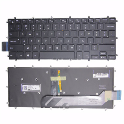 Dell Inspiron 7460 7466 7467 noir rétroéclairé clavier américain original